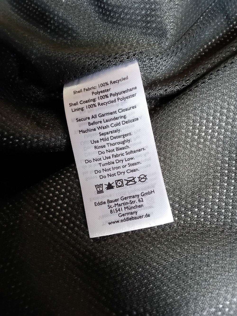 Mens Eddie Bauer Rain / Wind Jacket - Picture 7 of 8
